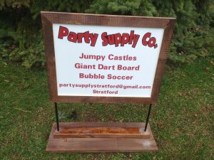 Party Supply Co Lawn Sign
