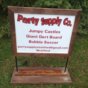 Party Supply Co Lawn Sign