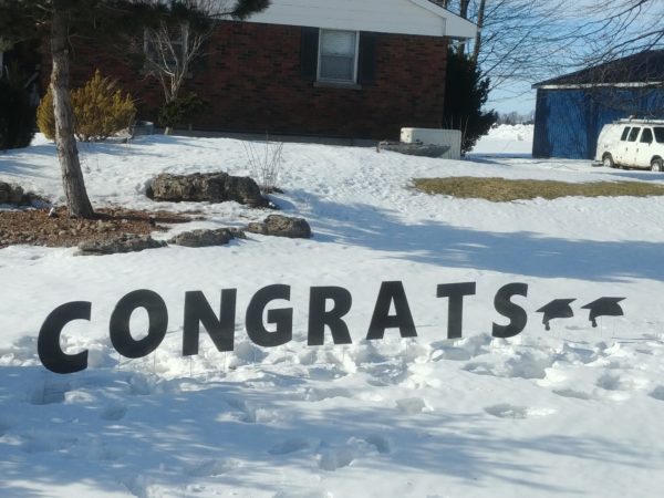 Lawn Letters "Congrats!"